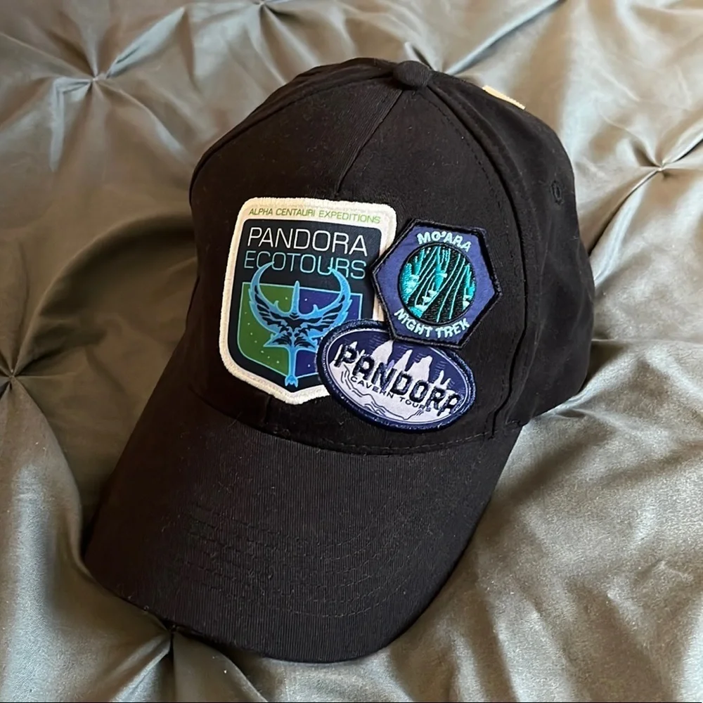 NWT Disney Parks Avatar World of Pandora Encounters Patches Baseball Cap Dad Hat